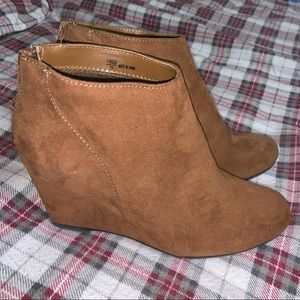 Brown Ankle Boot Wedges